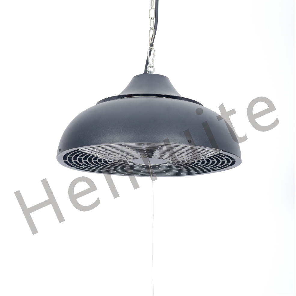Distance between patio heater and ceiling